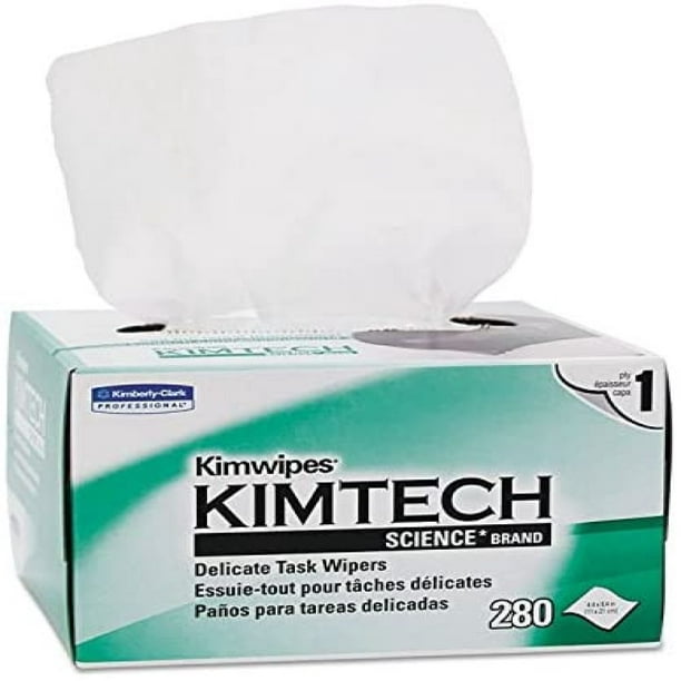 Kimtech* KIMWIPES Delicate Task Wipers 4 2/5 x 8 2/5 280/Box 34155